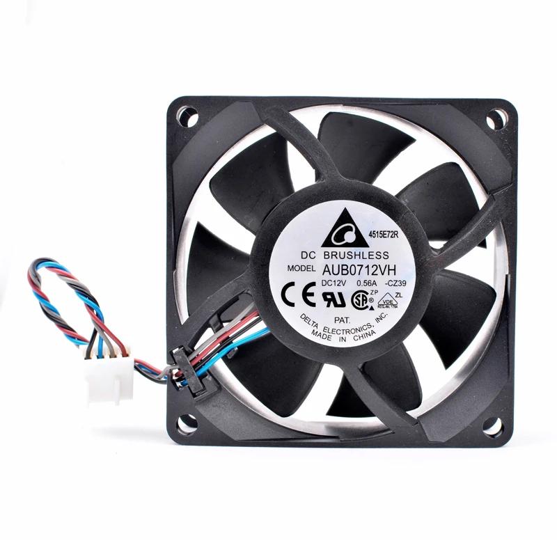   CPU ǳ ð ǳ, AUB0712VH, 70x70x25mm, 70mm ǳ 7cm, DC12V 0.56A, 4  ӵ  PWM, ǰ